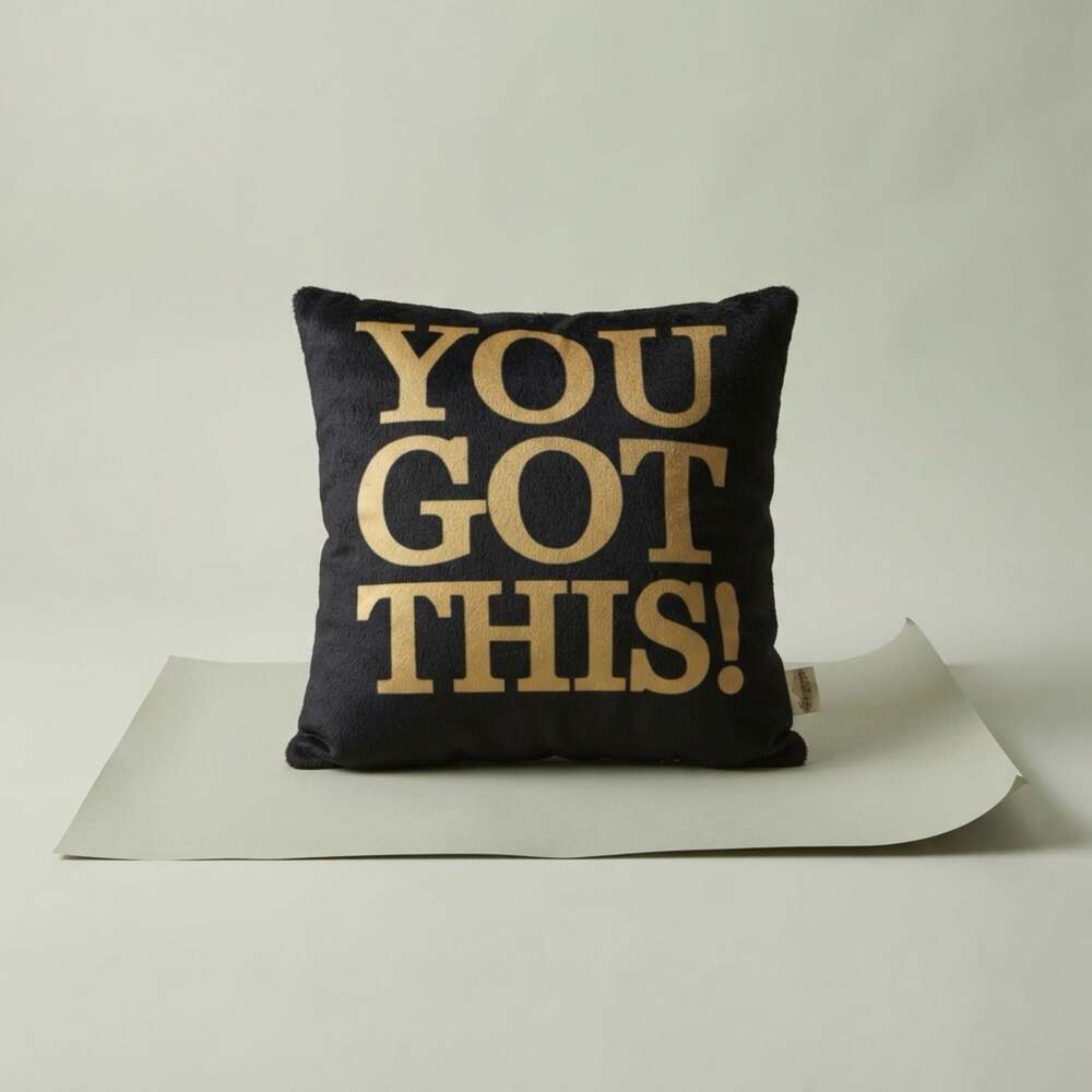 Mainstays Reversible Magic Sequin "You Got This" Decorative Throw Pillow